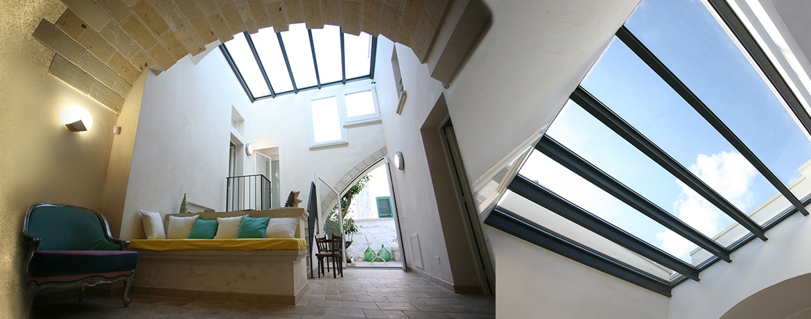 Atrium & Skylight |B&B|Guest House Salento|La Tana del Riccio|in Apulia