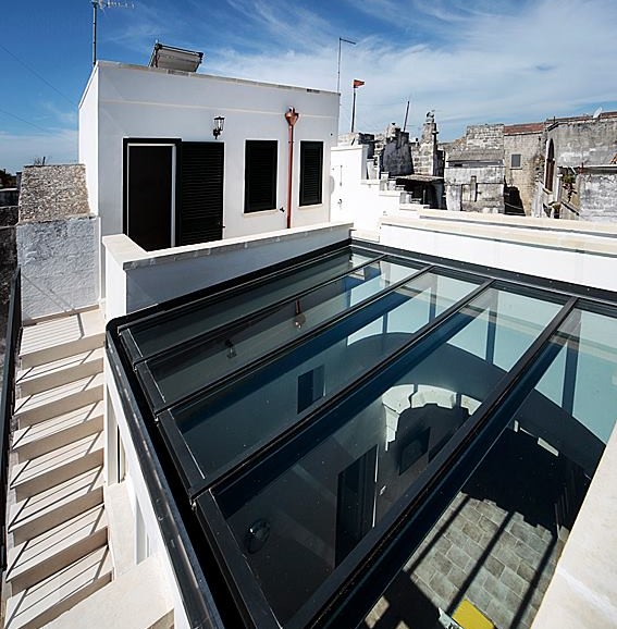 The Orange Suite on the terraces of|charming|B&B|La Tana del Riccio| in Apulia
