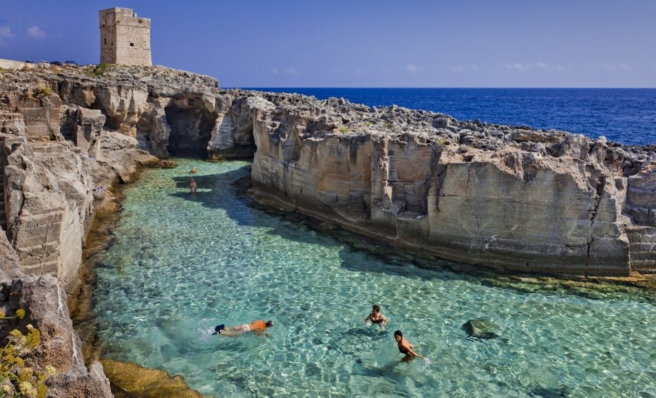 Spiagge più belle in Puglia, BeB Salento offerte, Marina Serra Salento vicino il BeB Tana del Riccio salento fuori stagione  posti da vedere nel salento spiagge più belle