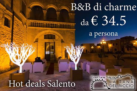 Offerta Capodanno in Salento – BeB di charme Tana del Riccio